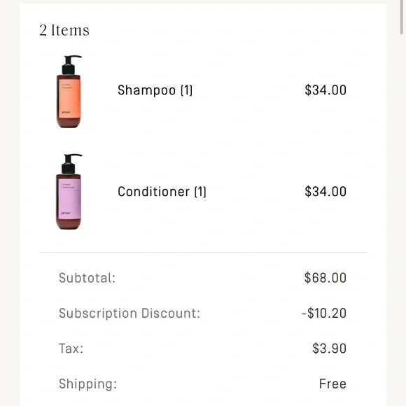 Prose Shampoo and Conditioner Set - Picture 1 of 6